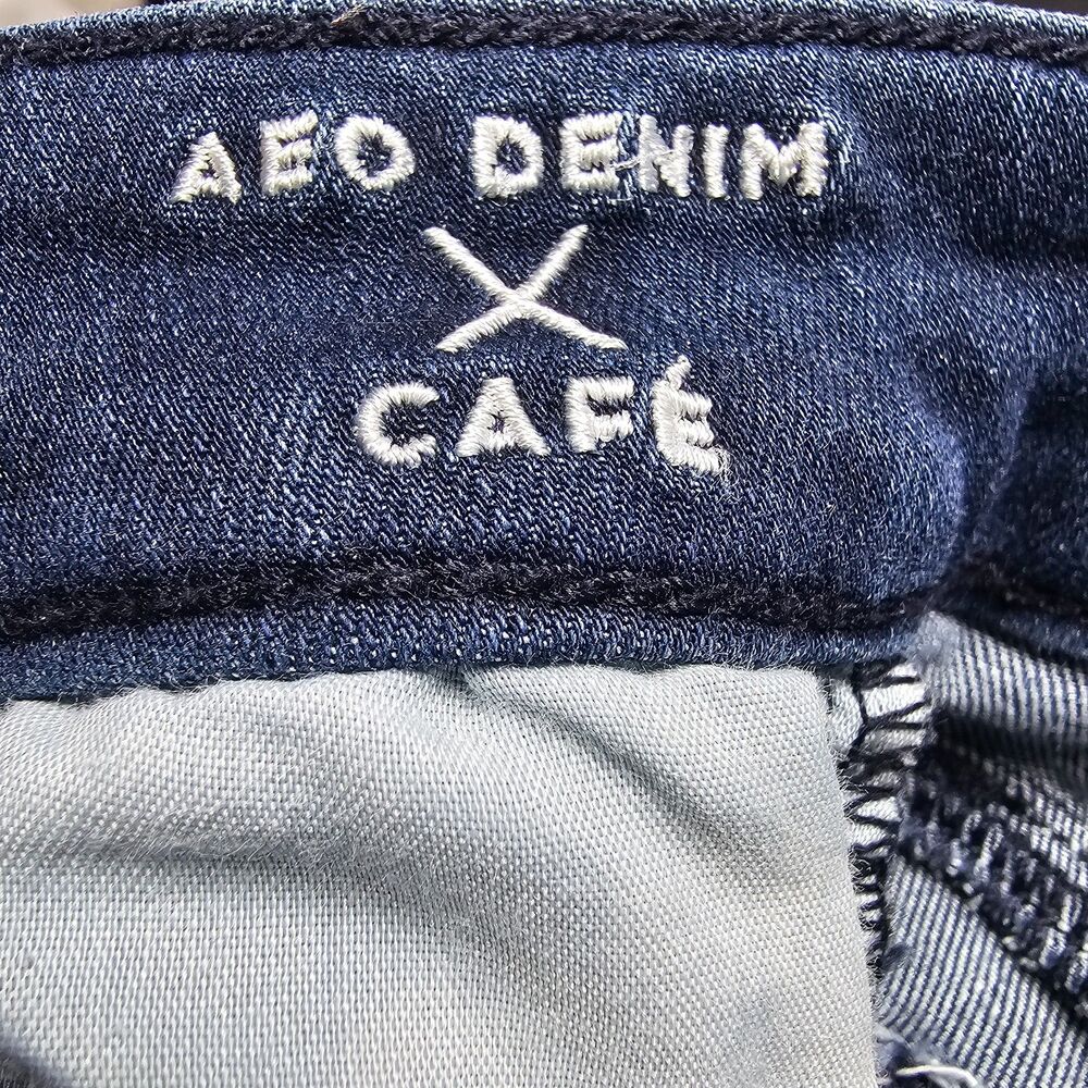 AE Super Stretch Jegging Dark Wash Skinny Jeans Women’s 4 Short - Picture 5 of 14